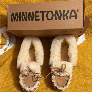 Minnetonka Ultimate Shearling Moccasins